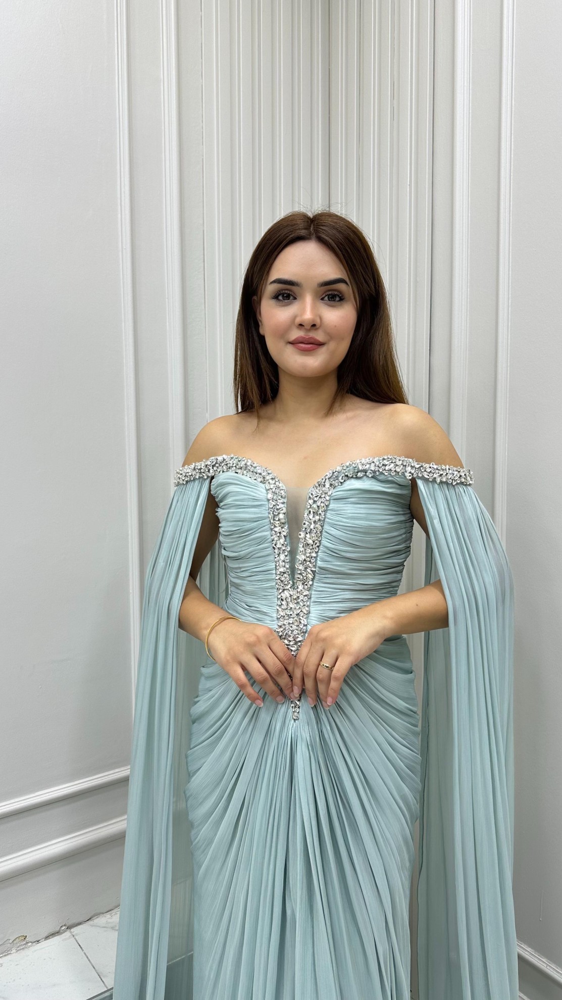 Simay Abiye Açık Bebe Mavisi