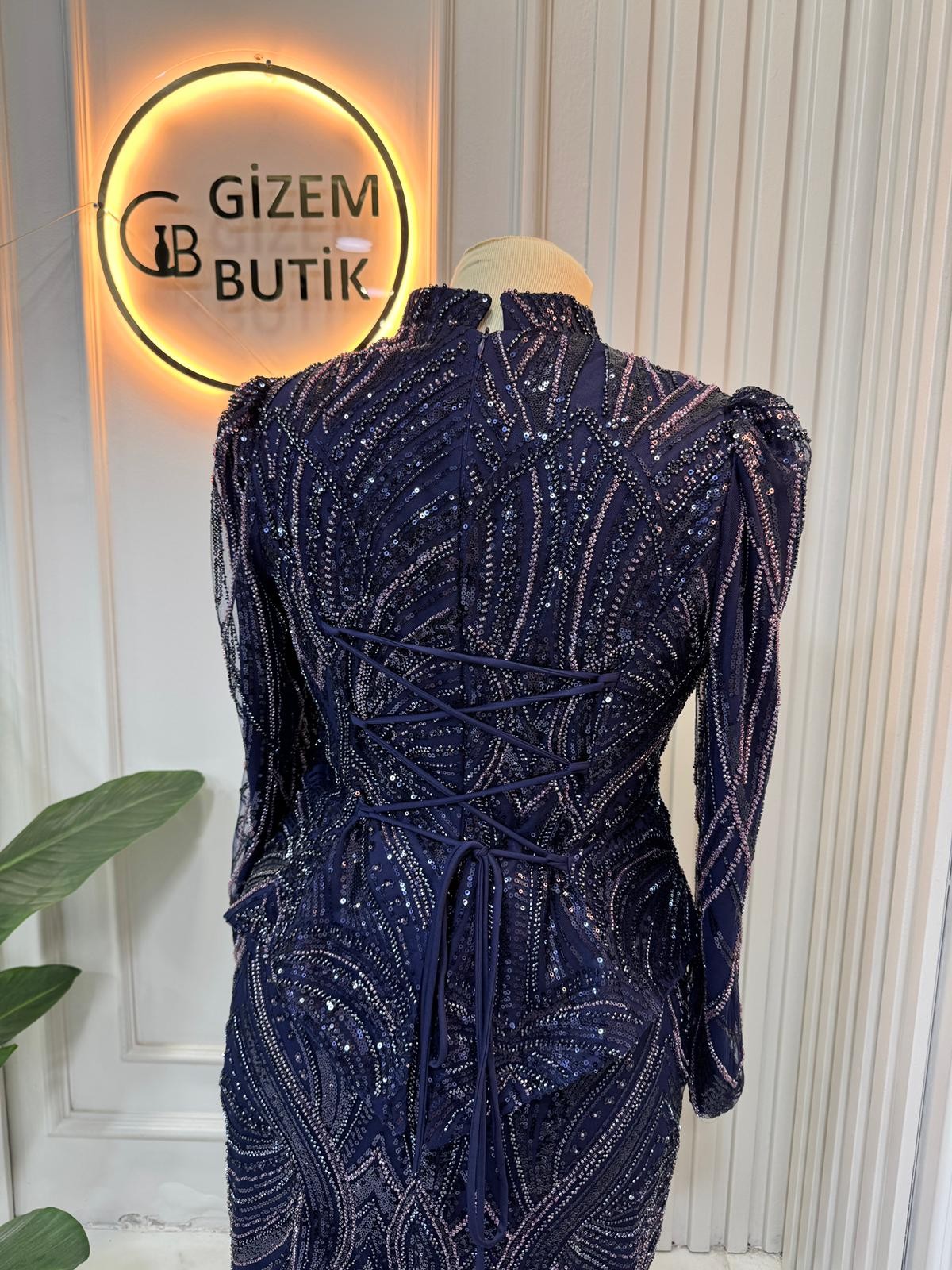 Çiğdem Abiye Lacivert