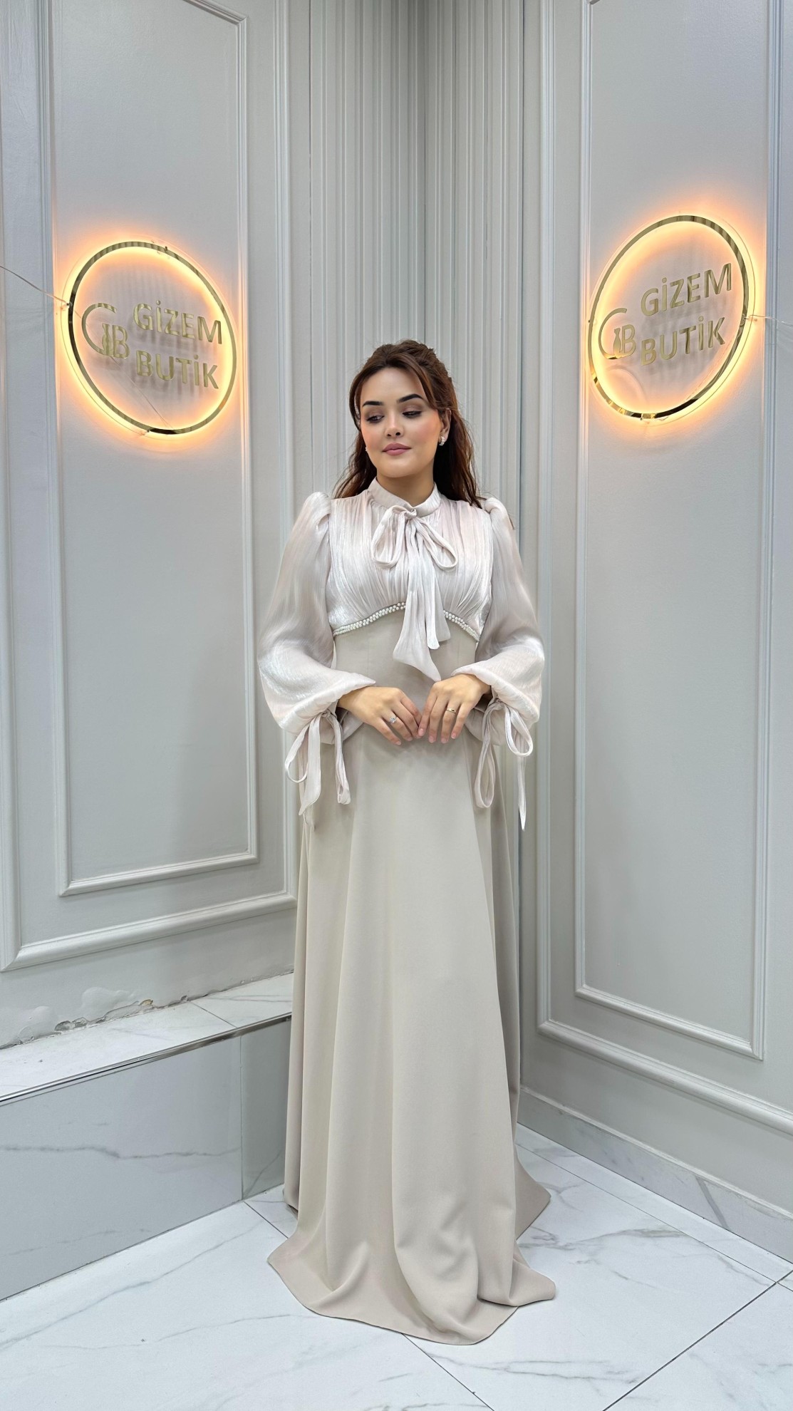 Mavera Abiye Taş Rengi