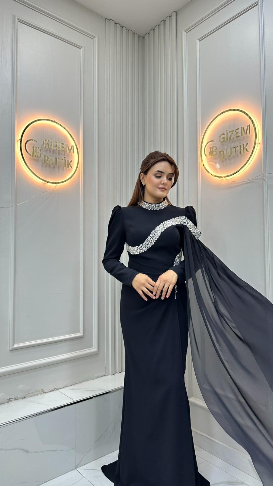 Hayrunnisa Abiye Siyah