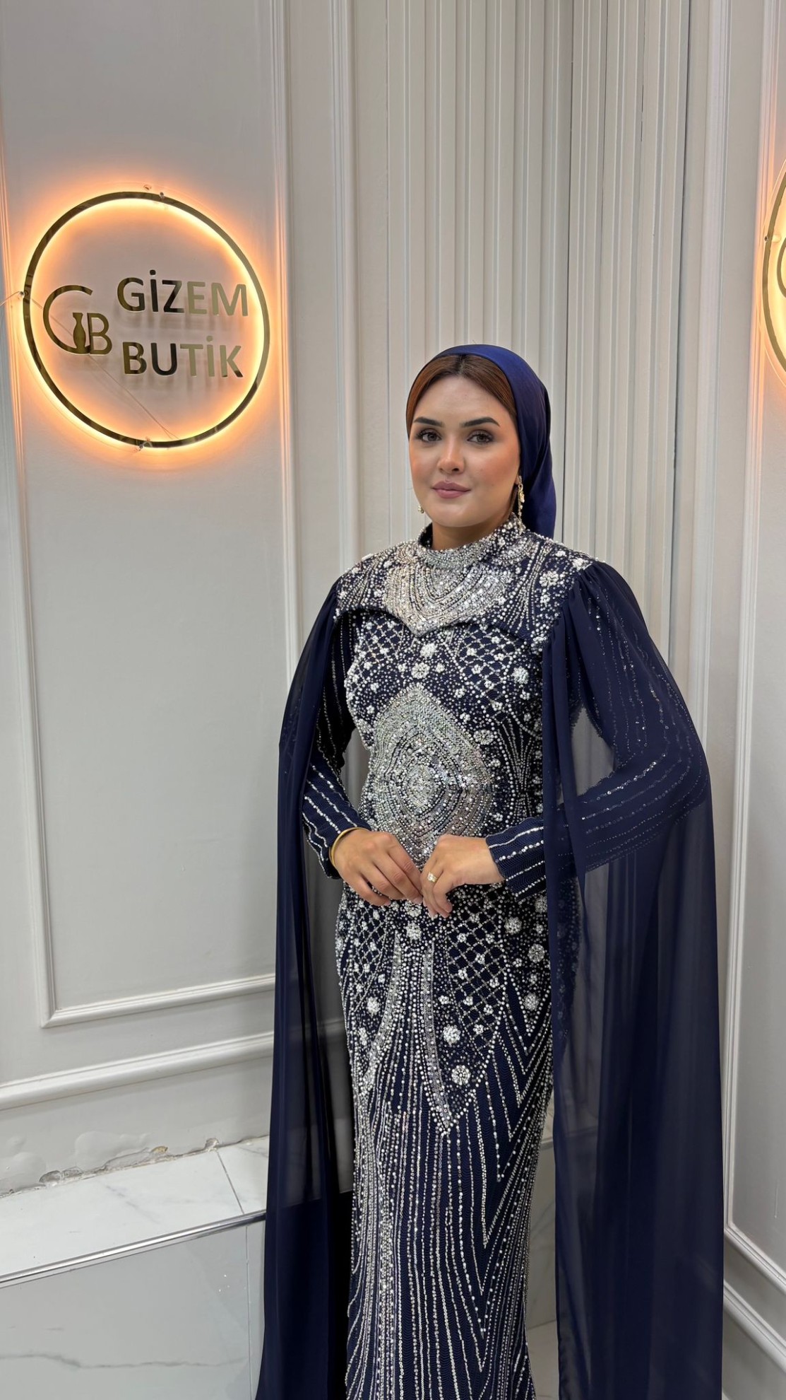 Aslı Abiye Lacivert