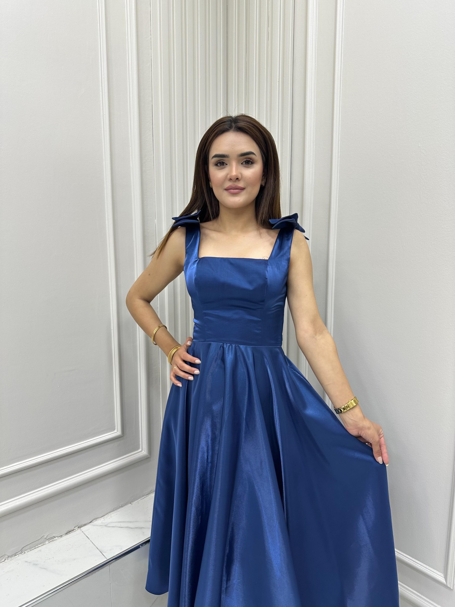 Vira Abiye Indigo Mavisi