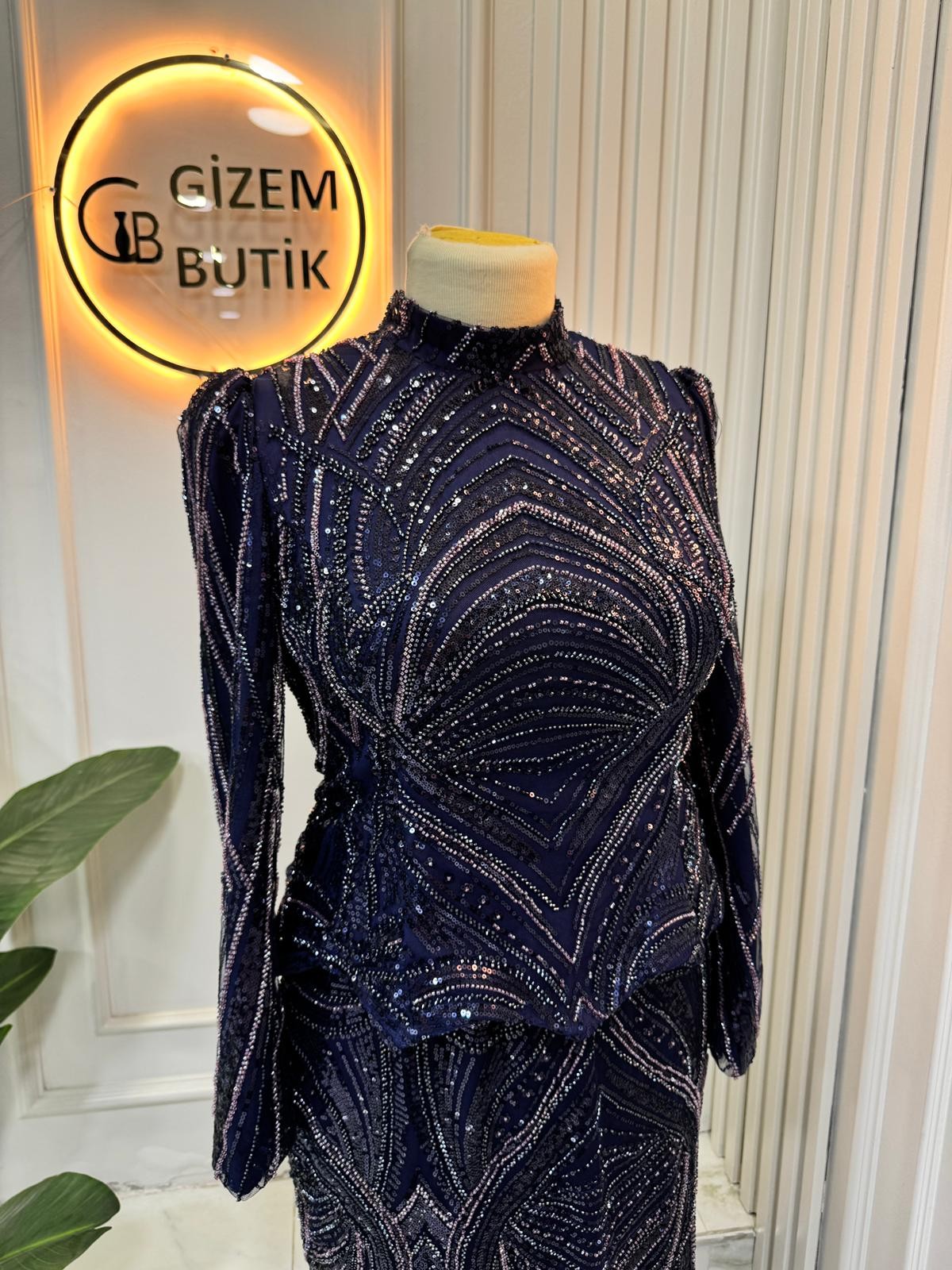 Çiğdem Abiye Lacivert