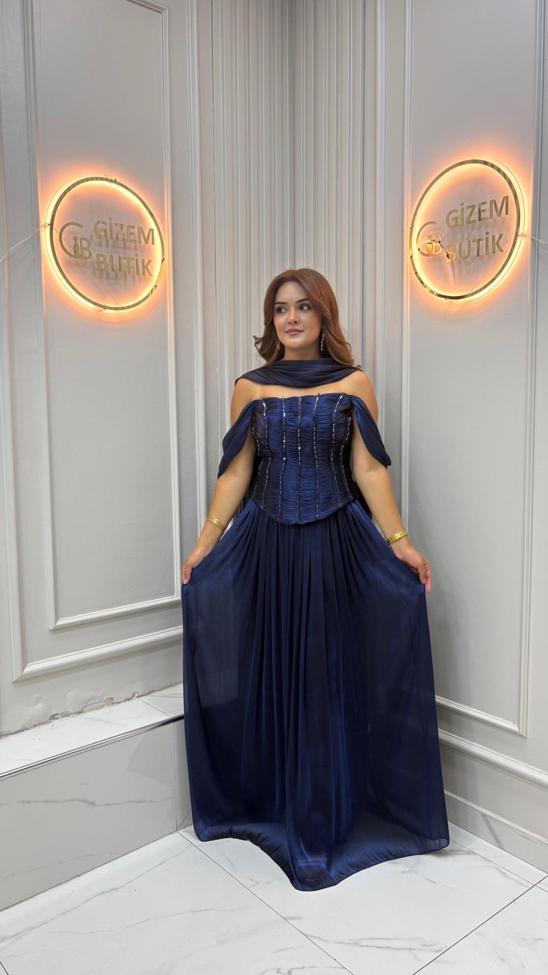 Esila Abiye Bordo