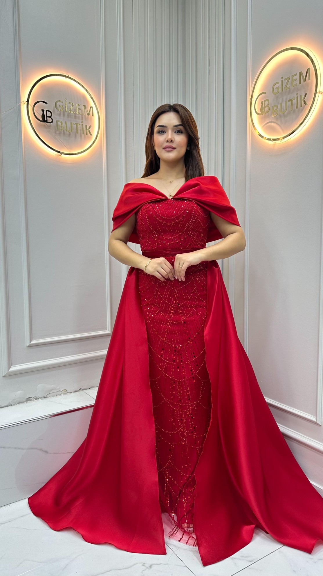 Defin Abiye Kırmızı