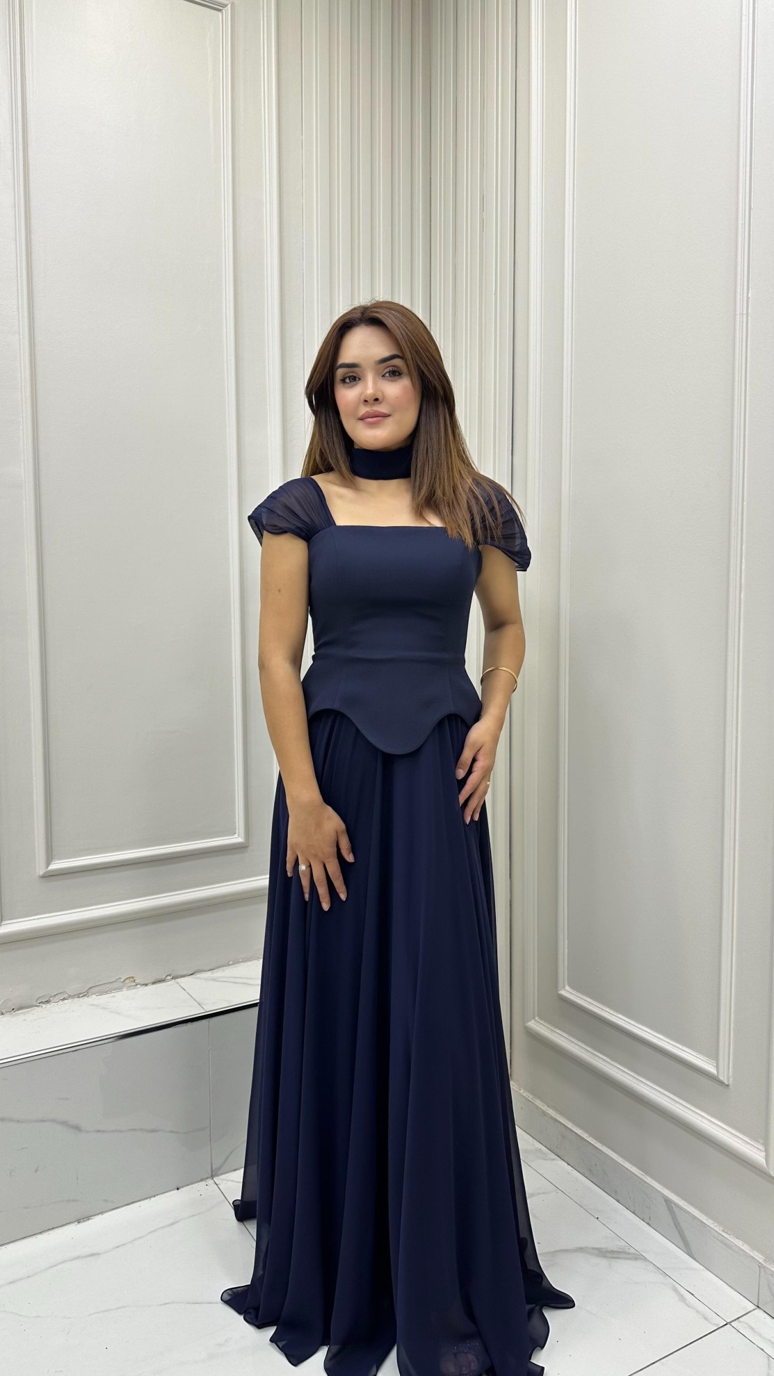 Jasmin Abiye Lacivert