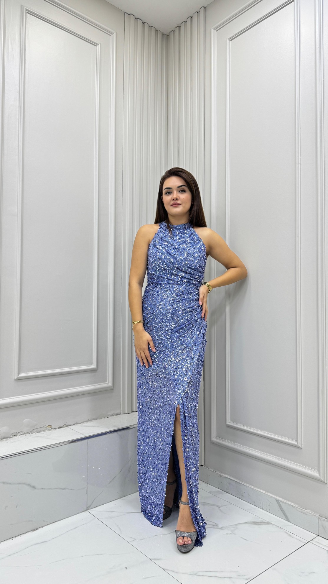 Sude Abiye İndigo Mavisi