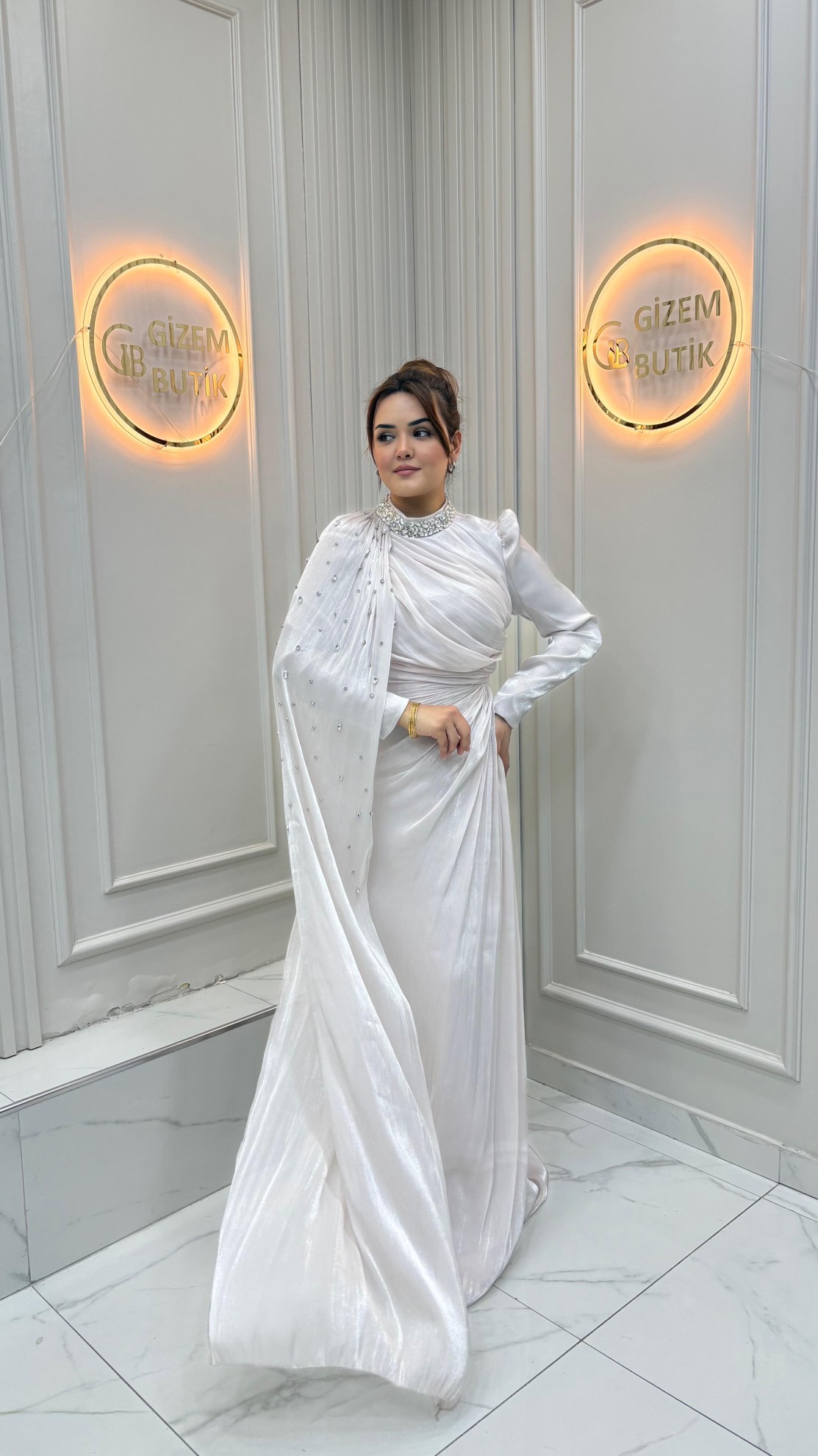 Havva Abiye Kahverengi